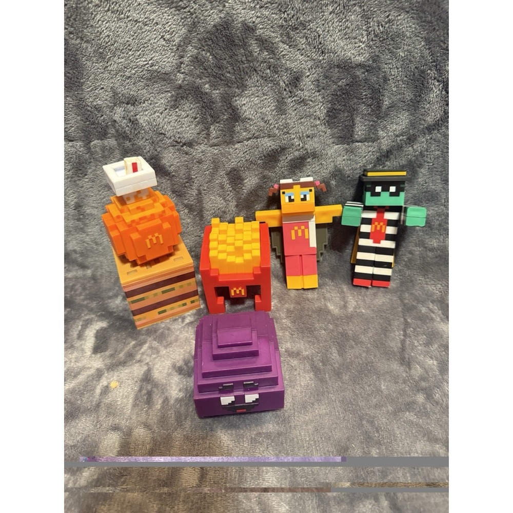 McDonalds 'A Minecraft Movie' 2025 Limited Edition Adult Meal Collectible Toys